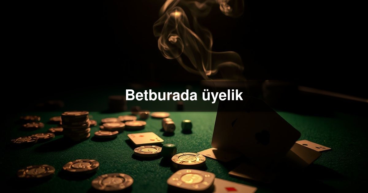 Betburada üyelik